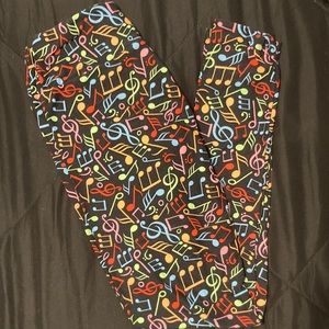 OS LuLaRoe Music Leggings